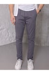 Erkek Gri Jogger Pantolon – Rahat Kesim, Bağcıklı, Mevsimlik Günlük Kullanım