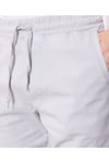 Erkek Gümüş Jogger Pantolon – Rahat Kesim, Bağcıklı, Mevsimlik Günlük Kullanım