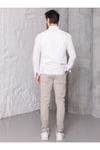 Erkek Krem Jogger Pantolon – Rahat Kesim, Bağcıklı, Mevsimlik Günlük Kullanım