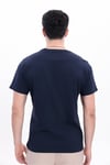 Erkek Lacivert Basic Tişört – Regular Fit Bisiklet Yaka %100 Pamuk 30/1 Süprem Kumaş Günlük T-Shirt