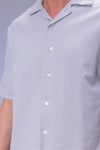 Erkek Rahat Kalıp Cepli Keten Gömlek ve Beli Lastikli Şort Yazlık Oversize Takım