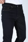 Erkek Regular Fit Yıkamasız Görünümlü Kot Pantolon
