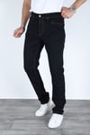 Erkek Regular Fit Yıkamasız Görünümlü Kot Pantolon