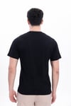 Erkek Siyah Basic Tişört – Regular Fit Bisiklet Yaka %100 Pamuk 30/1 Süprem Kumaş Günlük T-Shirt
