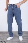 Erkek Taş Baggy Kot Pantolon - Geniş Kalıp Günlük Rahat Denim Jean