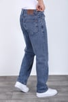 Erkek Taş Baggy Kot Pantolon - Geniş Kalıp Günlük Rahat Denim Jean