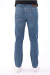 Erkek tint efekt Diz İzi Yapmayan Pamuklu Esnek Denim Jean Kot Pantolon Regular Kalıp