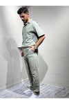 Gömlek pantolon Erkek Keten Takım Oversize Kalıp