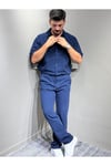 Gömlek pantolon Erkek Keten Takım Oversize Kalıp
