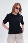 Kadın 10'lu Tişört Seti %100 Pamuk Basic Regular Fit Bisiklet Yaka Düz Renk Günlük T-Shirt