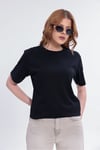 Kadın 5'li Tişört Seti %100 Pamuk Basic Regular Fit Bisiklet Yaka Düz Renk Günlük T-Shirt