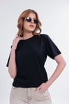 Kadın 5'li Tişört Seti %100 Pamuk Basic Regular Fit Bisiklet Yaka Düz Renk Günlük T-Shirt