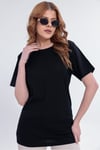 Kadın 5'li Tişört Seti %100 Pamuk Basic Regular Fit Bisiklet Yaka Düz Renk Günlük T-Shirt