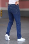 Lacivert Erkek Regular Fit Rahat Kesim Jean Pantolon