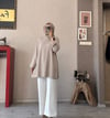 Oysho yandan yırmaçlı tunik taş -06