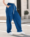 Kadın Keten Kumaş Baggy Pantolon