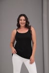 2453 İnce Askılı Basic Atlet Siyah