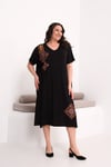 2514 Etnik Nakışlı Elbise