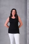 3823 Bambu Kumaş Atlet Siyah