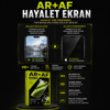AR+AF iPhone 15 PRO Hayalet Sonsuz Ekran HD Temperli Cam – Anti Reflection & Anti Fingerprint Gizlilik Koruması
