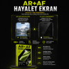 AR+AF iPhone 17 PRO MAX Hayalet Sonsuz Ekran HD Temperli Cam – Anti Reflection & Anti Fingerprint Gizlilik Koruması
