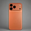 AR/AF iPhone 17 Pro Max Premium Desenli Kamera Lens Koruyucu KOZMİK TURUNCU RENK