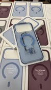 iPhone 17 Pro Max / 18 Pro Max Uyumlu Şeffaf Mavi MagSafe Kılıf