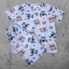 Stitch Desenli Şortlu  Kısakollu  Takım