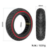 10x2.5 inç Dolgu Lastik Kırmızı Şeritli Scooter Lastiği