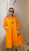 oranj elbise