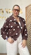 puantiyeli bomber mont