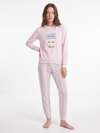 KADIN THERMAL PİJAMA TAKIMI PEMBE
