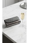 Simli Abiye Clutch Çanta