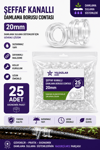 50 Adet 20mm Kanallı Damlama Boru Contası