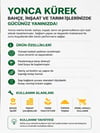 Yonca Çelik Bahçe ve Inşaat Küreği - Paslanmaz Boyalı Kürek