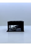 1/64 Ölçekli Siyah Renk Showroom Tasarımlı Diorama Araç Sergileme Garajı 3D Baskı