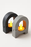 2 Adet Dekoratif Aydınlatma Mumluk Sonsuz Döngü Set Plastiktir. Tea Light Mum Dahildir.