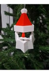 2 Adet Yılbaşı Çam Ağacı Süsü - Noel Baba Figürü - 13 Cm