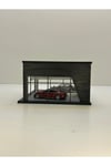 3D Baskı 1/64 Ölçekli Mercedes Showroom Tasarımlı Diorama Araç Sergileme Garajı