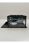 3D Baskı 1/64 Ölçekli Mercedes Showroom Tasarımlı Diorama Araç Sergileme Garajı