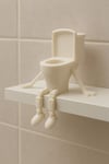 Banyo Dekor -dekoratif Figürler – 4’lü Set (KLOZET, TUVALET KAĞIDI, ÇÖP, KAKA EMOJİLERİ)