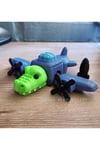 Bombardino Crocodilo Figür Brainrot Figür