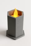 Dekoratif Aydınlatma Mumluk Altı Kenar Mumluk Plastiktir. Tea Light Mum Dahildir.