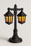 Dekoratif Aydınlatma Mumluk Antik Meydan Feneri Mumluk Plastiktir. Tea Light Mum Dahildir.