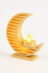 Dekoratif Aydınlatma Mumluk Ay Cıtalı Mumluk Plastiktir. Tea Light Mum Dahildir.