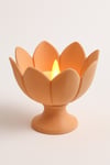 Dekoratif Aydınlatma Mumluk Çiçek Kase Mumluk Plastiktir. Tea Light Mum Dahildir.