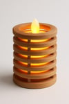 Dekoratif Aydınlatma Mumluk Desen Halka Mumluk Plastiktir. Tea Light Mum Dahildir.