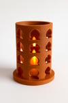Dekoratif Aydınlatma Mumluk Desen Kule Mumluk Plastiktir. Tea Light Mum Dahildir.