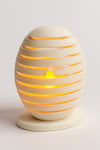 Dekoratif Aydınlatma Mumluk Elips Cıtalı Mumluk Plastiktir. Tea Light Mum Dahildir.