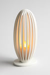 Dekoratif Aydınlatma Mumluk Elips Kafes Mumluk Plastiktir. Tea Light Mum Dahildir.